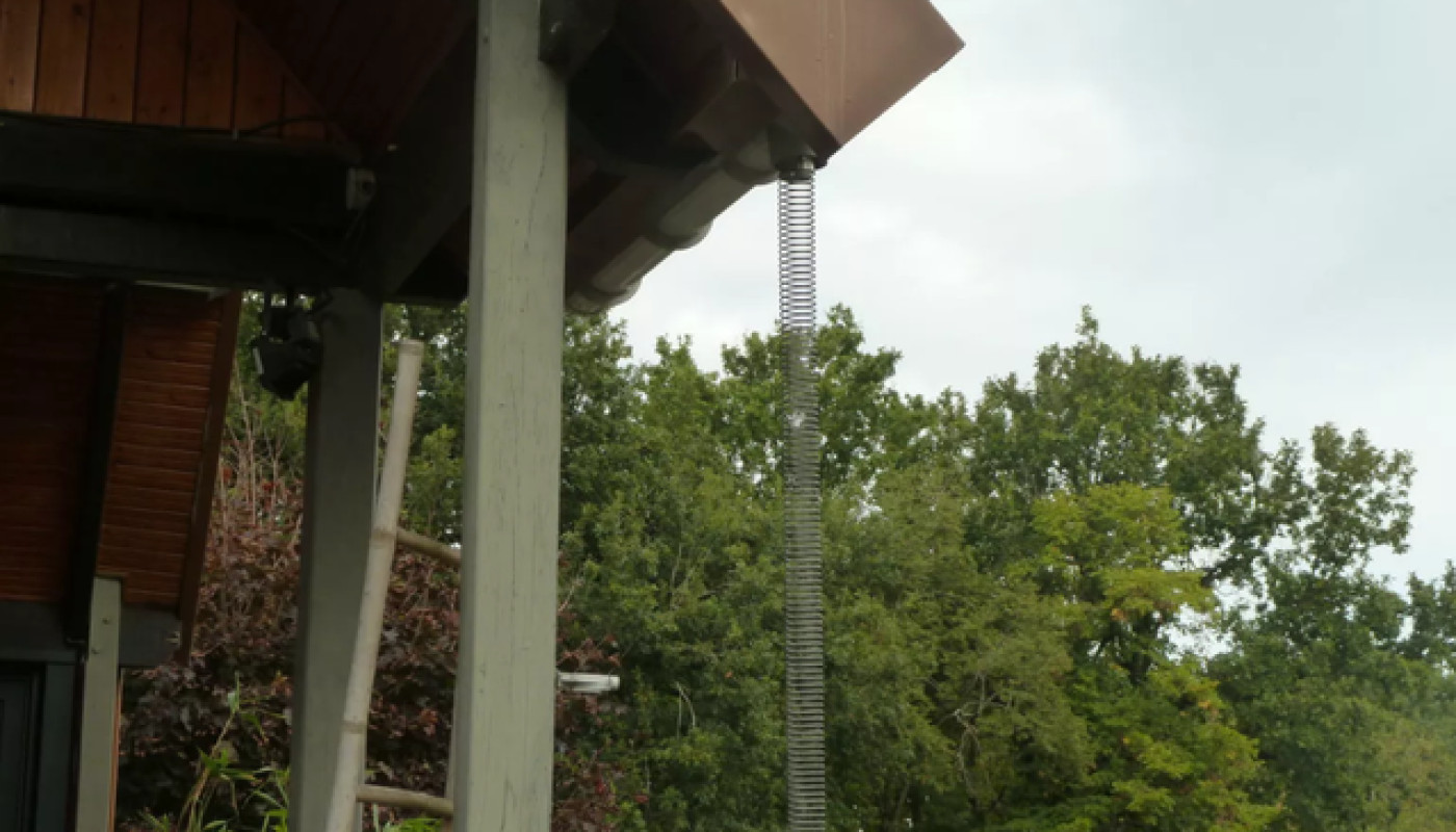 Ressort en inox : ajoutez un effet hypnotique à vos chaînes de pluie !